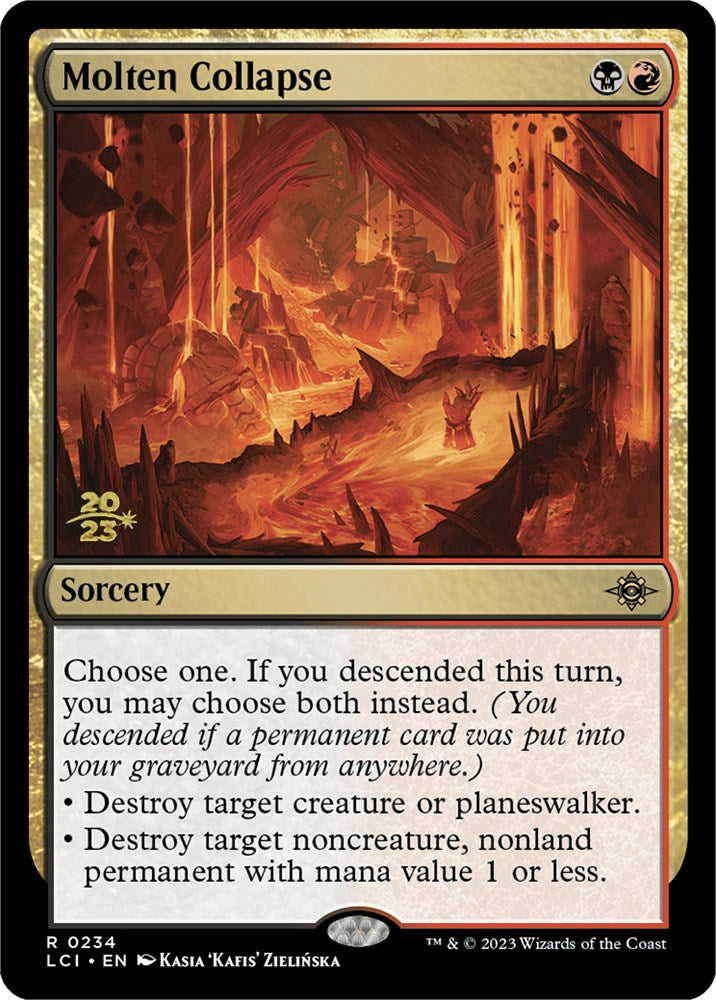 Molten Collapse [The Lost Caverns of Ixalan Prerelease Cards] | Odin's Place