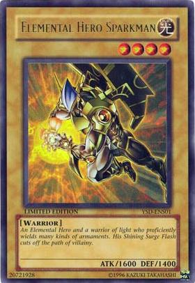Elemental HERO Sparkman [YSD-ENS01] Ultra Rare | Odin's Place