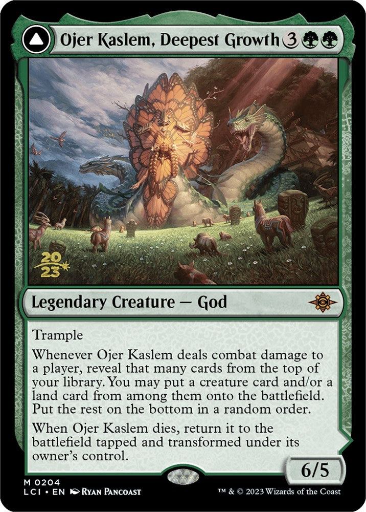 Ojer Kaslem, Deepest Growth // Temple of Cultivation [The Lost Caverns of Ixalan Prerelease Cards] | Odin's Place