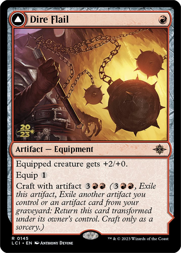 Dire Flail // Dire Blunderbuss [The Lost Caverns of Ixalan Prerelease Cards] | Odin's Place