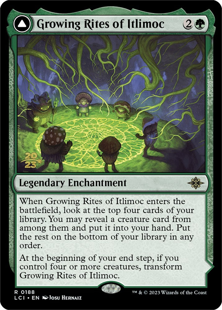 Growing Rites of Itlimoc // Itlimoc, Cradle of the Sun (LCI) [The Lost Caverns of Ixalan Prerelease Cards] | Odin's Place