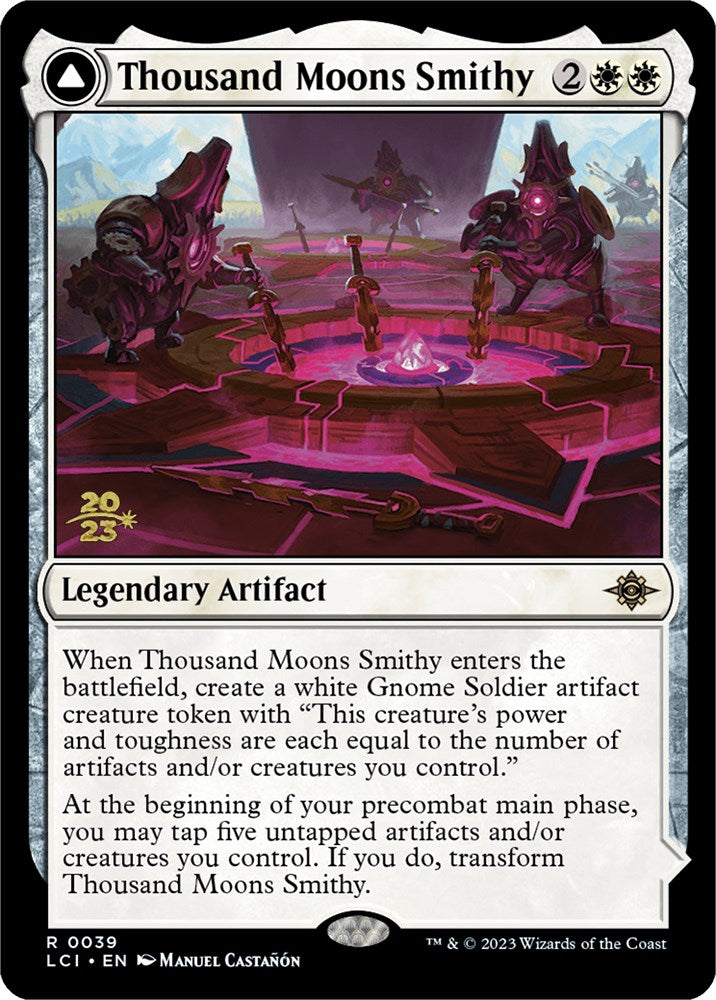 Thousand Moons Smithy // Barracks of the Thousand [The Lost Caverns of Ixalan Prerelease Cards] | Odin's Place
