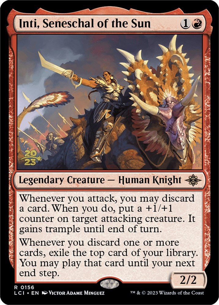 Inti, Seneschal of the Sun [The Lost Caverns of Ixalan Prerelease Cards] | Odin's Place