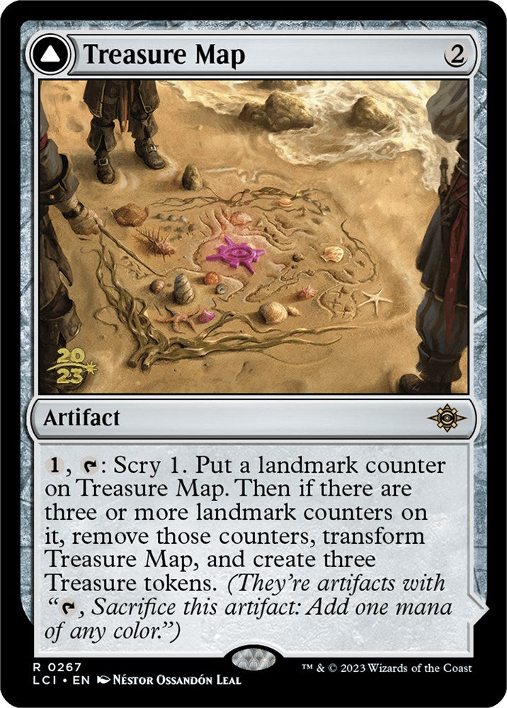 Treasure Map // Treasure Cove [The Lost Caverns of Ixalan Prerelease Cards] | Odin's Place