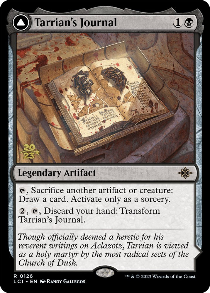 Tarrian's Journal // The Tomb of Aclazotz [The Lost Caverns of Ixalan Prerelease Cards] | Odin's Place