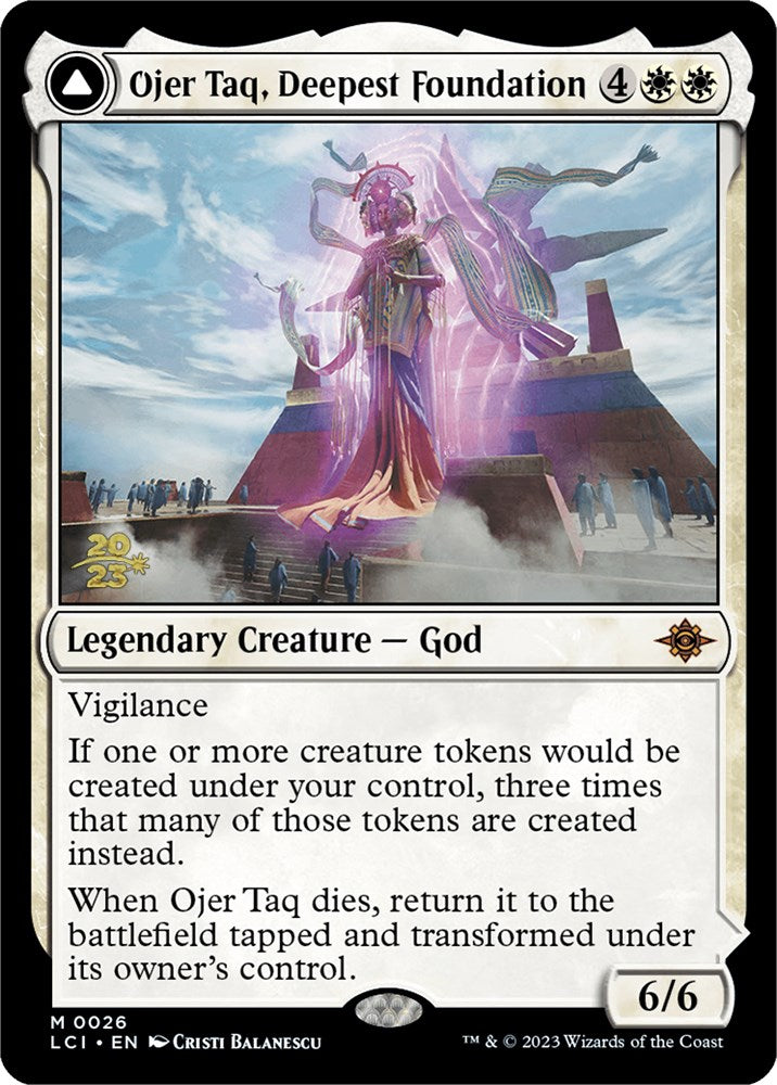 Ojer Taq, Deepest Foundation // Temple of Civilization [The Lost Caverns of Ixalan Prerelease Cards] | Odin's Place