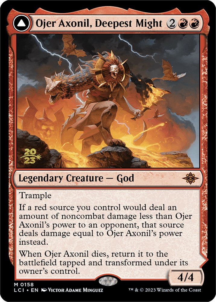 Ojer Axonil, Deepest Might [The Lost Caverns of Ixalan Prerelease Cards] | Odin's Place