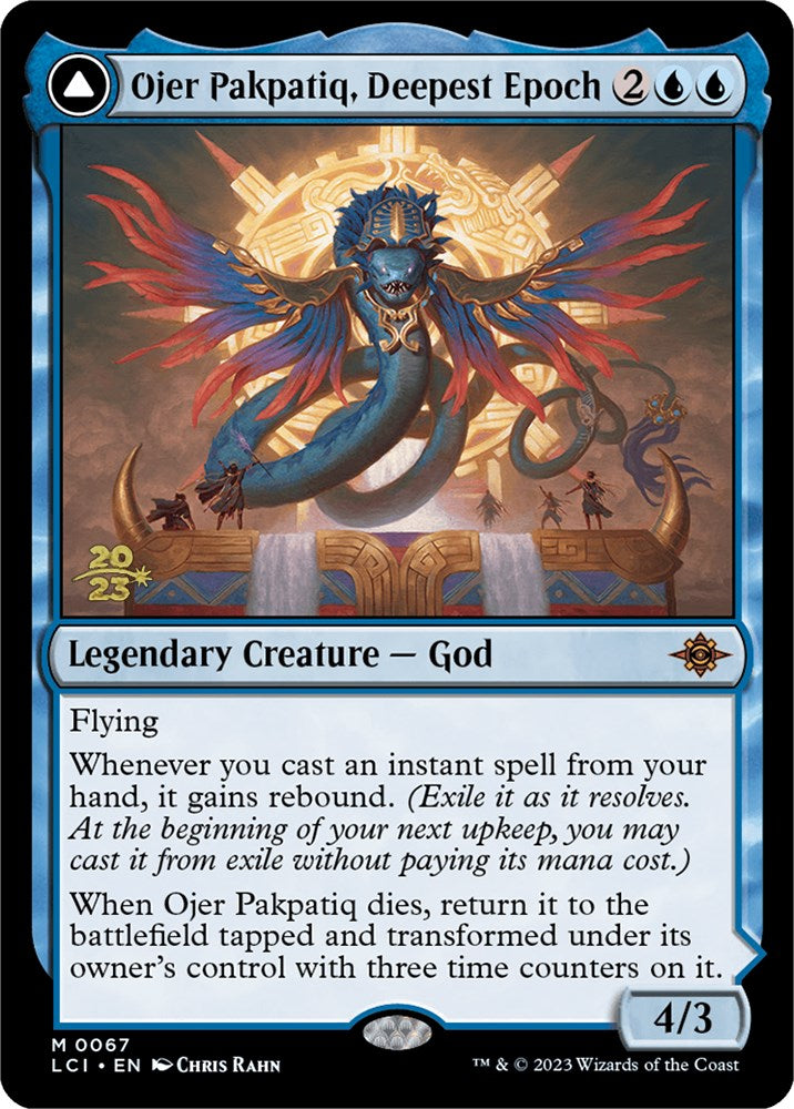 Ojer Pakpatiq, Deepest Epoch // Temple of Cyclical Time [The Lost Caverns of Ixalan Prerelease Cards] | Odin's Place