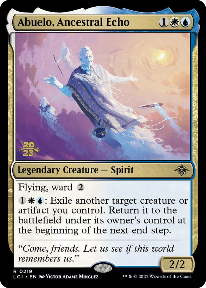 Abuelo, Ancestral Echo [The Lost Caverns of Ixalan Prerelease Cards] | Odin's Place