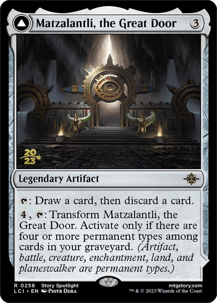Matzalantli, the Great Door // The Core [The Lost Caverns of Ixalan Prerelease Cards] | Odin's Place