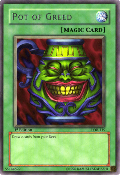 Pot of Greed [LOB-119] Rare | Odin's Place