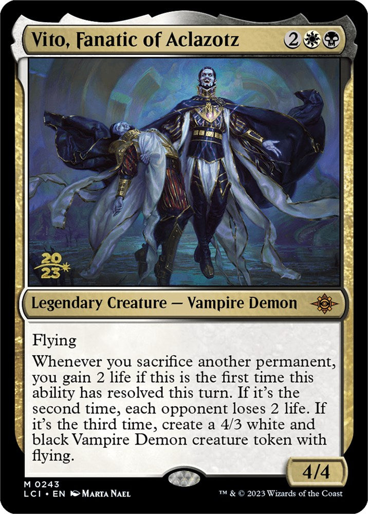 Vito, Fanatic of Aclazotz [The Lost Caverns of Ixalan Prerelease Cards] | Odin's Place