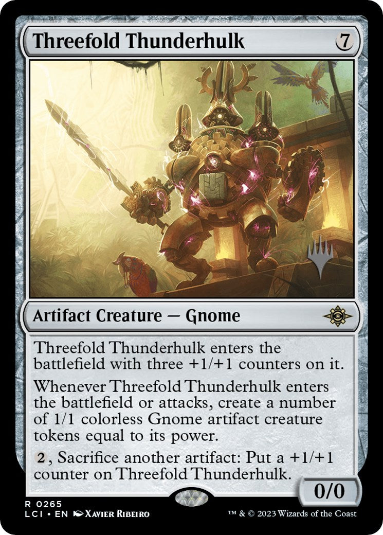Threefold Thunderhulk (Promo Pack) [The Lost Caverns of Ixalan Promos] | Odin's Place