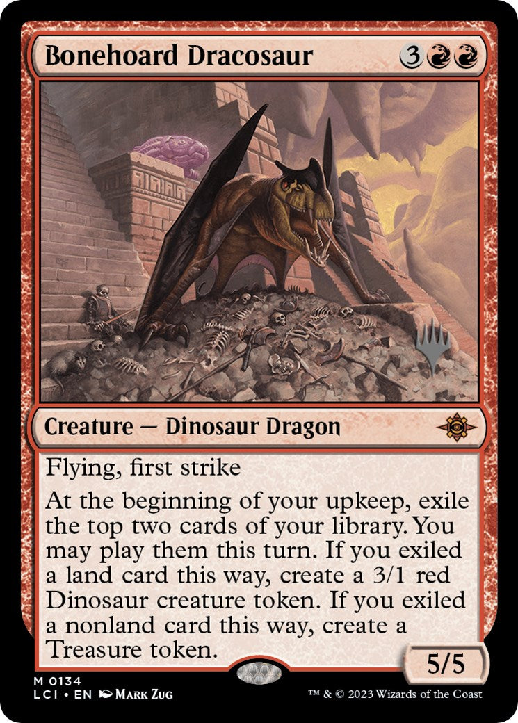 Bonehoard Dracosaur (Promo Pack) [The Lost Caverns of Ixalan Promos] | Odin's Place