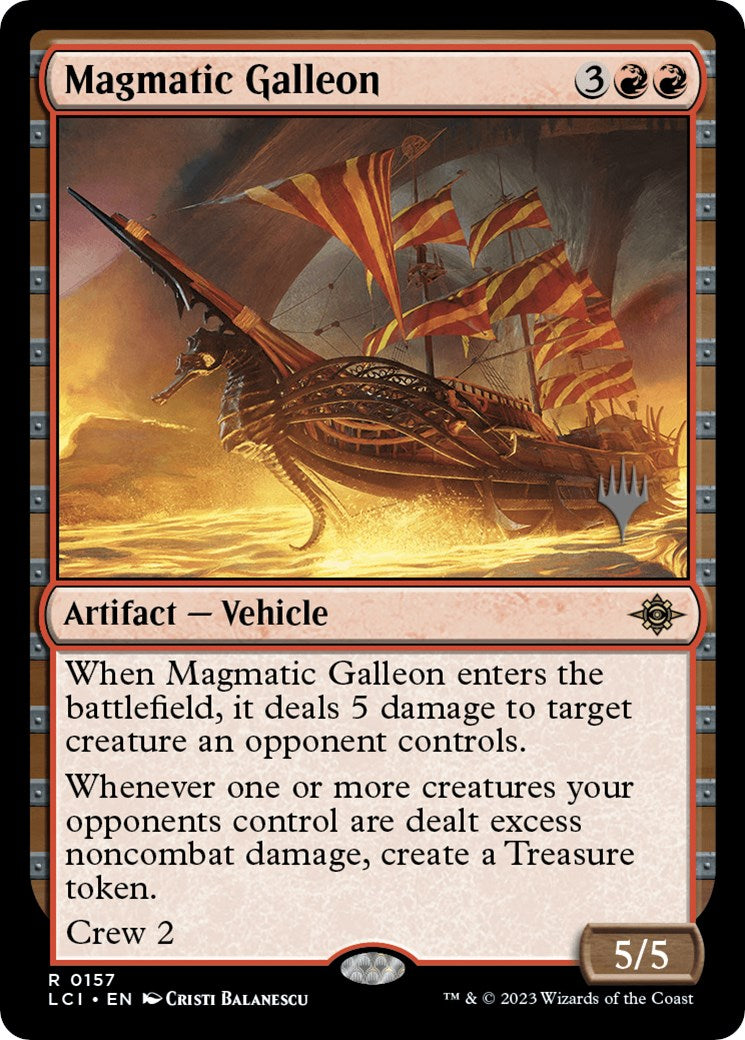 Magmatic Galleon (Promo Pack) [The Lost Caverns of Ixalan Promos] | Odin's Place