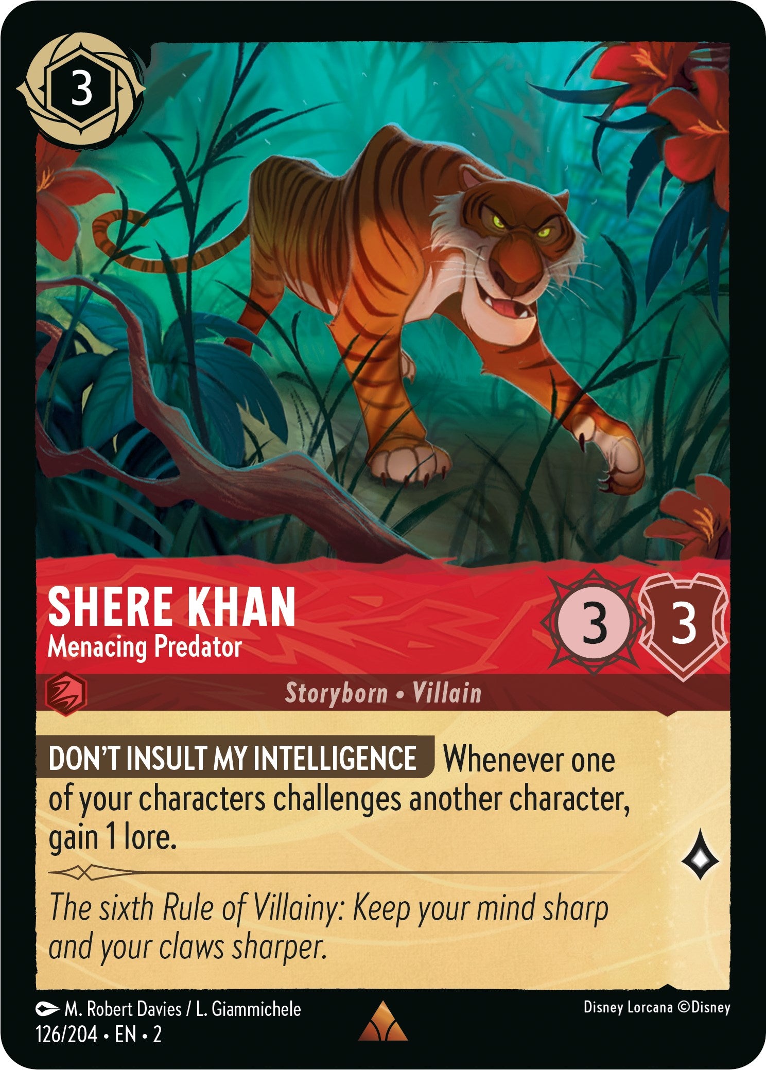 Shere Khan - Menacing Predator (126/204) [Rise of the Floodborn] | Odin's Place