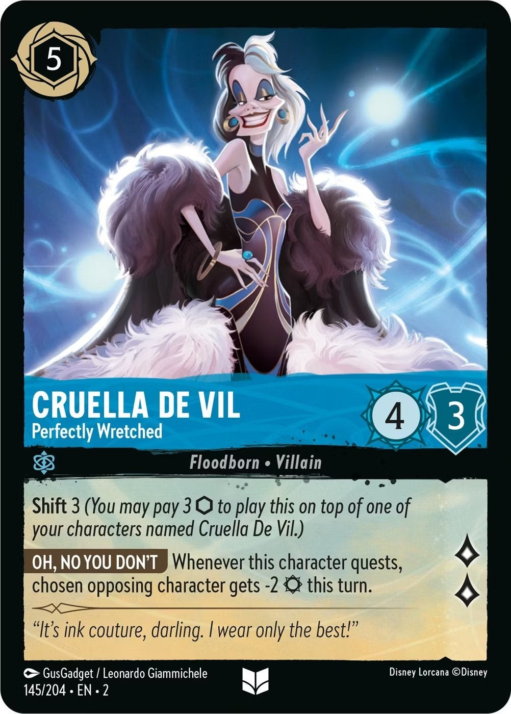 Cruella De Vil - Perfectly Wretched (145/204) [Rise of the Floodborn] | Odin's Place