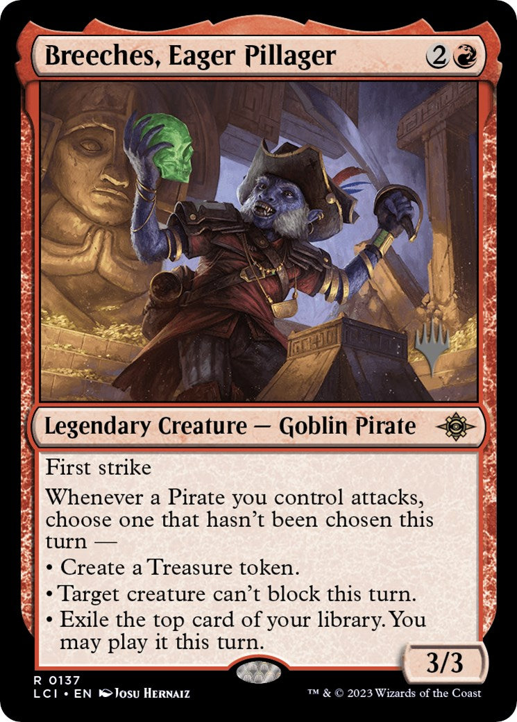 Breeches, Eager Pillager (Promo Pack) [The Lost Caverns of Ixalan Promos] | Odin's Place