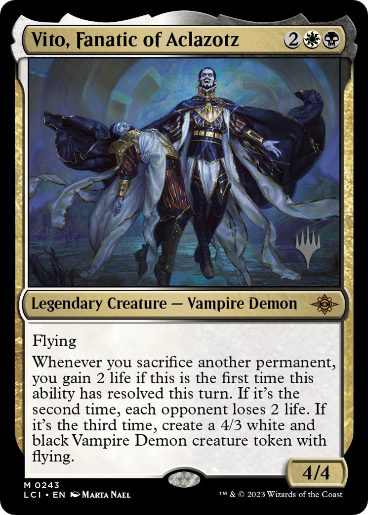 Vito, Fanatic of Aclazotz (Promo Pack) [The Lost Caverns of Ixalan Promos] | Odin's Place
