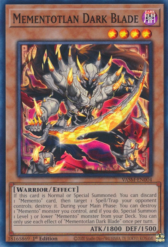 Mementotlan Dark Blade [VASM-EN004] Super Rare | Odin's Place
