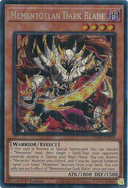 Mementotlan Dark Blade (CR) [VASM-EN004] Collector's Rare | Odin's Place