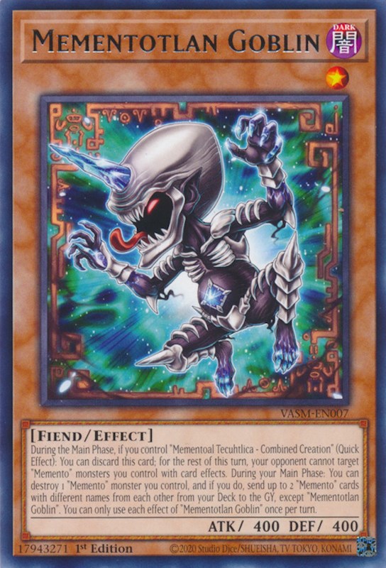 Mementotlan Goblin [VASM-EN007] Rare | Odin's Place