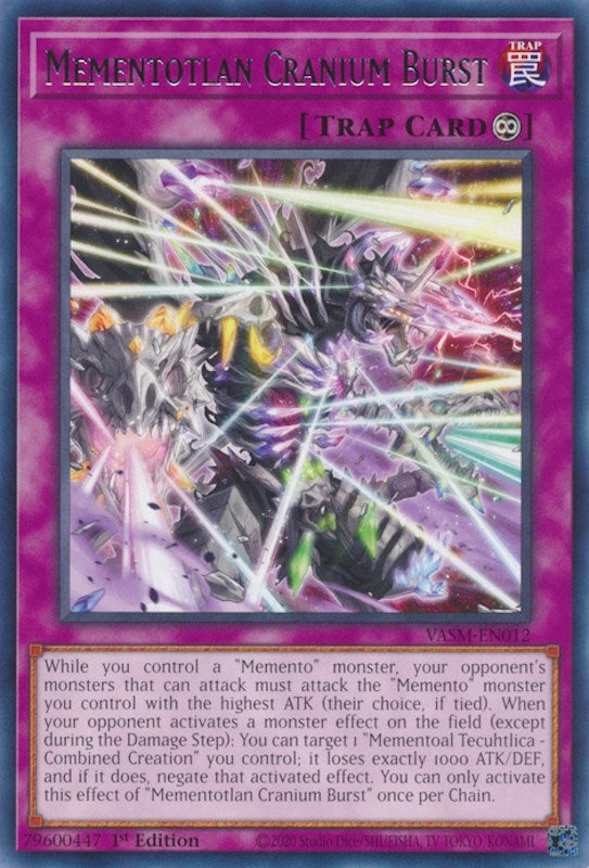 Mementotlan Cranium Burst [VASM-EN012] Rare | Odin's Place