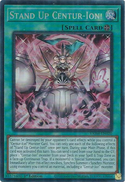 Stand Up Centur-Ion! (CR) [VASM-EN020] Collector's Rare | Odin's Place