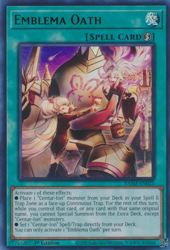 Emblema Oath [VASM-EN021] Ultra Rare | Odin's Place