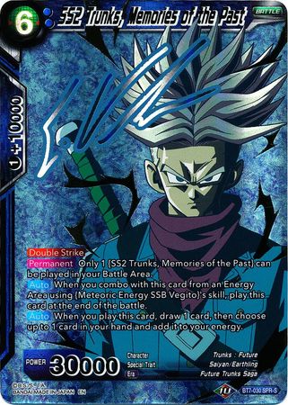 SS2 Trunks, Memories of the Past (SPR Signature) (BT7-030) [Assault of the Saiyans] | Odin's Place