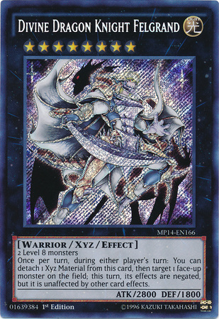Divine Dragon Knight Felgrand [MP14-EN166] Secret Rare | Odin's Place