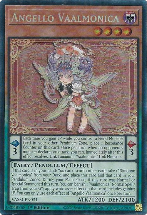 Angello Vaalmonica (CR) [VASM-EN031] Collector's Rare | Odin's Place