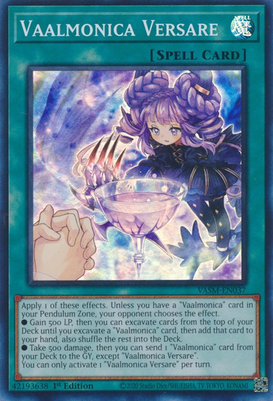 Vaalmonica Versare [VASM-EN037] Super Rare | Odin's Place