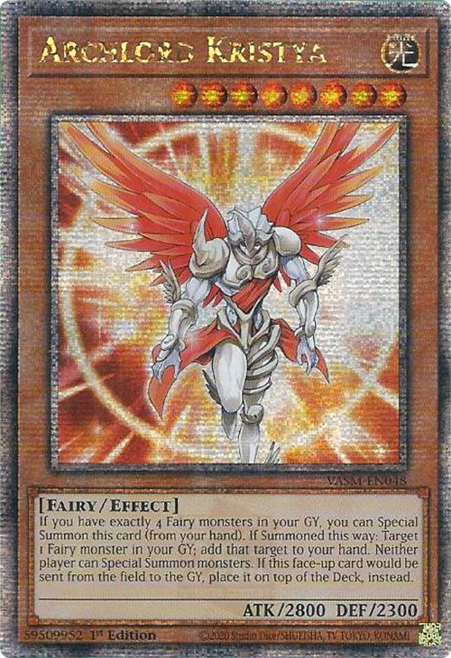 Archlord Kristya (Quarter Century Secret Rare) [VASM-EN048] Quarter Century Secret Rare | Odin's Place