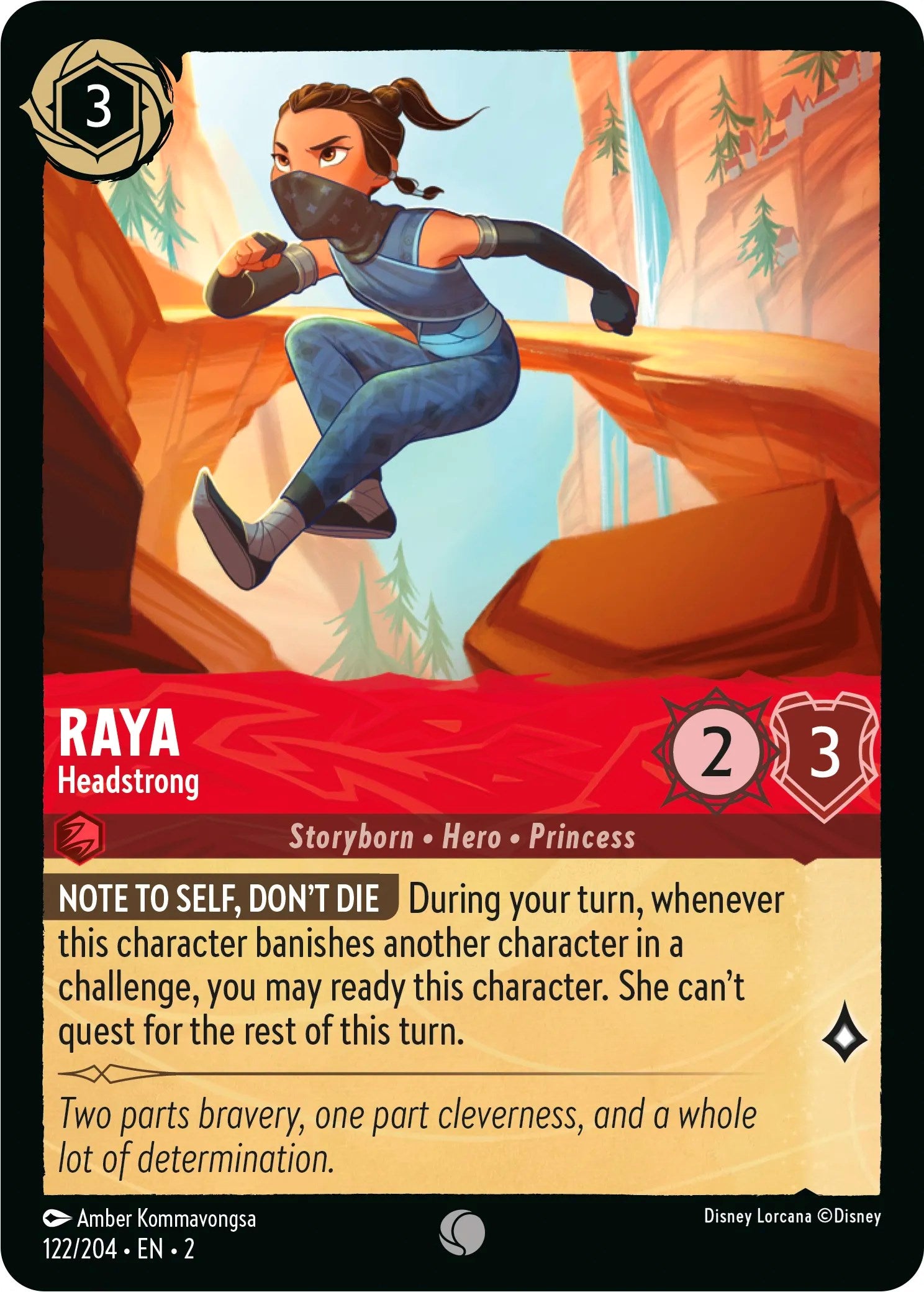 Raya - Headstrong (122/204) [Rise of the Floodborn] | Odin's Place