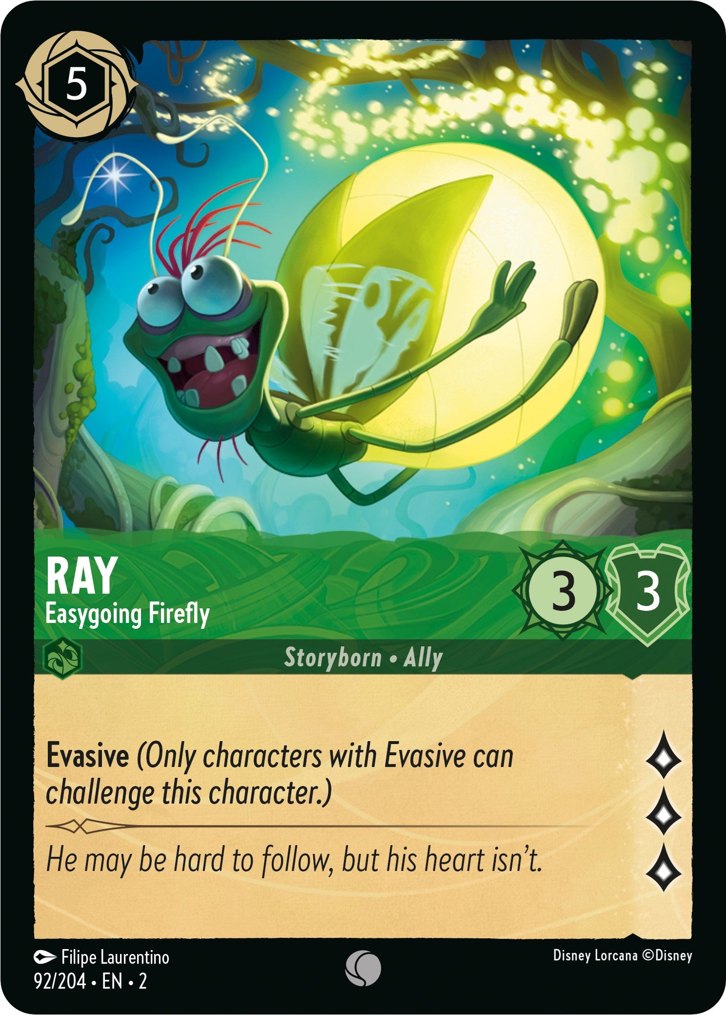 Ray - Easygoing Firefly (92/204) [Rise of the Floodborn] | Odin's Place