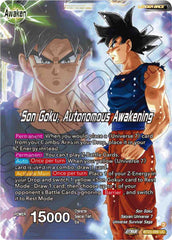 SSB Son Goku // Son Goku, Autonomous Awakening (BT23-099) [Perfect Combination] | Odin's Place