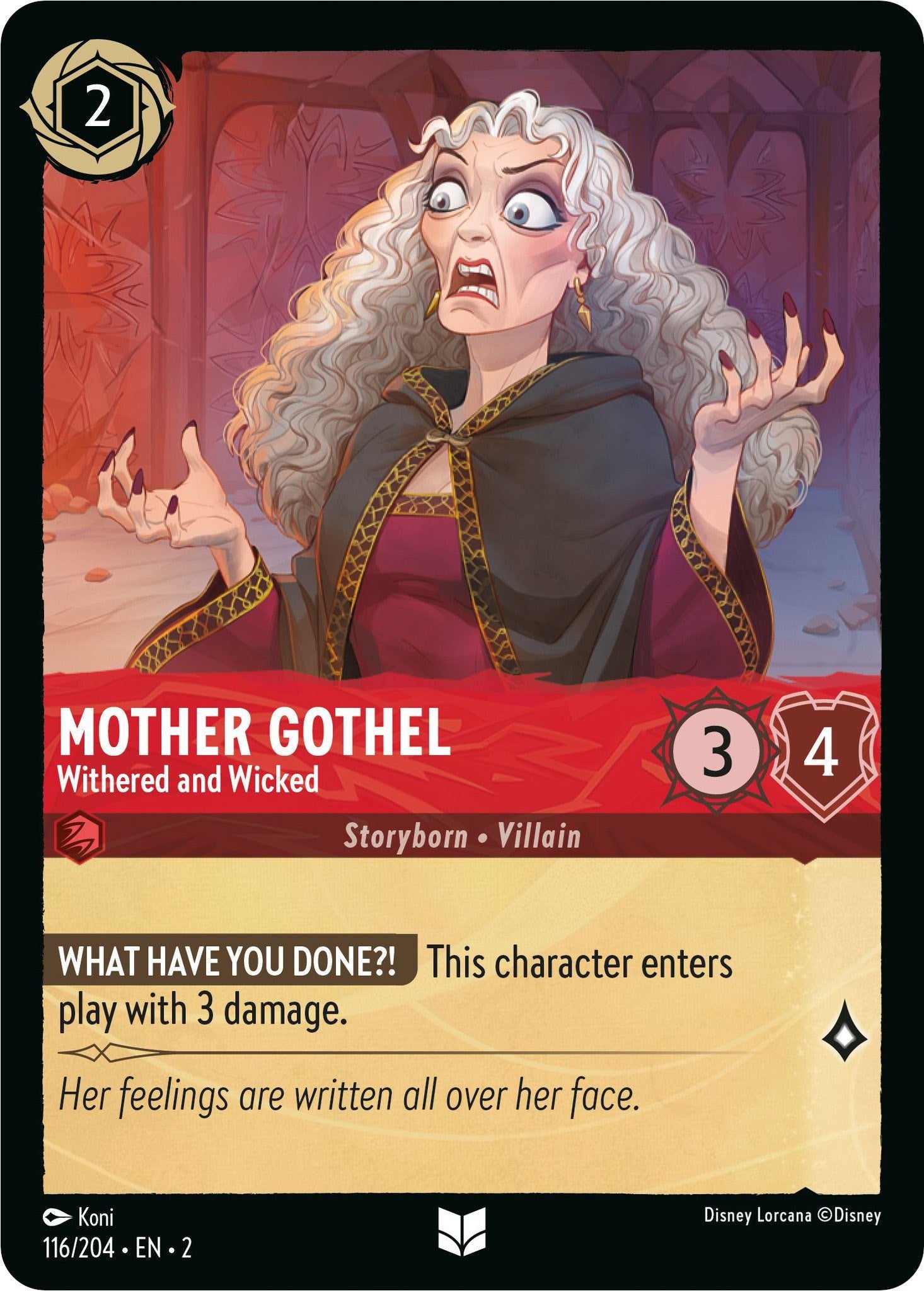 Mother Gothel - Withered and Wicked (116/204) [Rise of the Floodborn] | Odin's Place