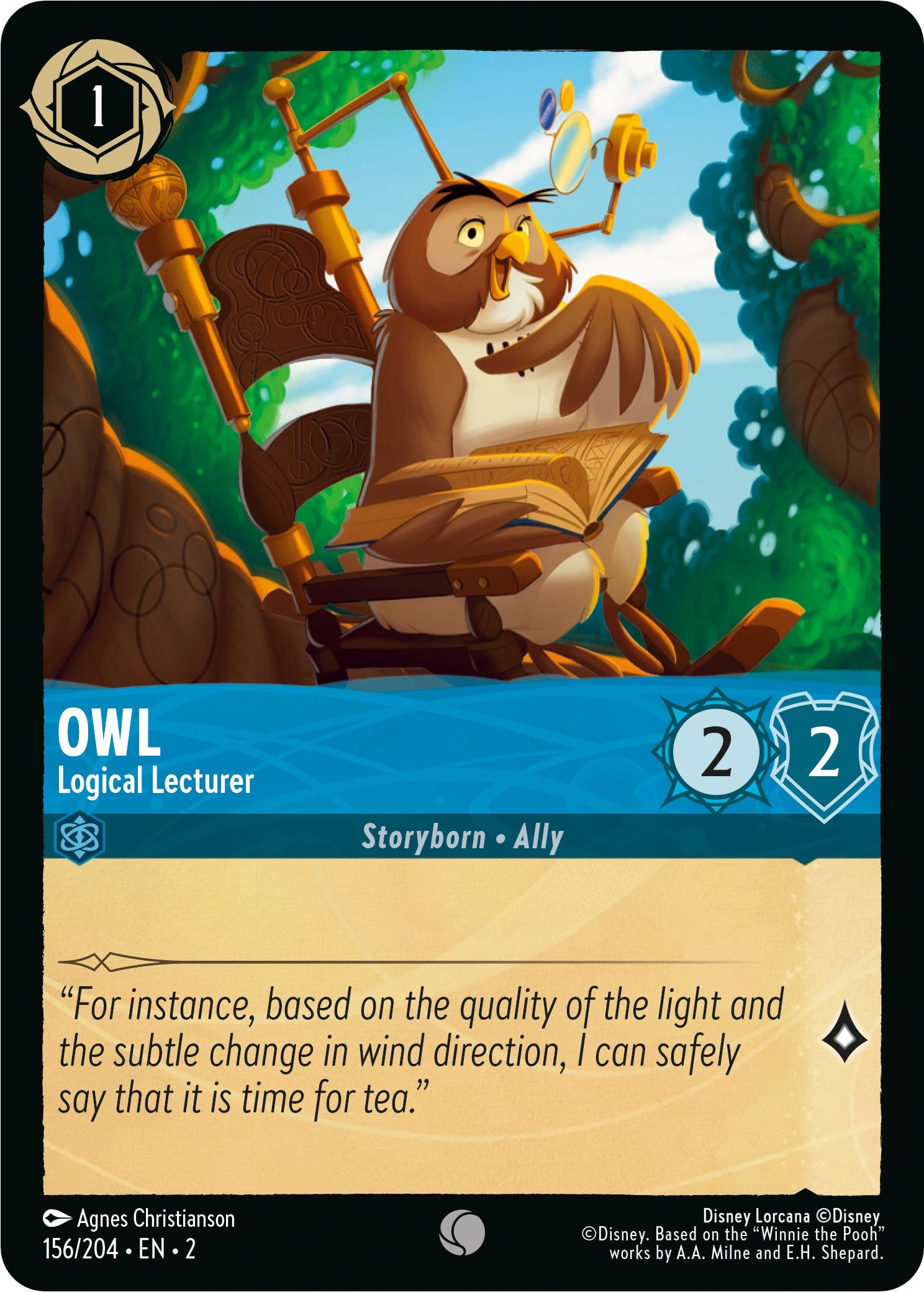 Owl - Logical Lecturer (156/204) [Rise of the Floodborn] | Odin's Place