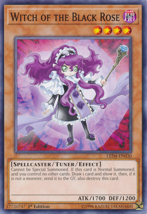 Witch of the Black Rose [LED4-EN030] Common | Odin's Place