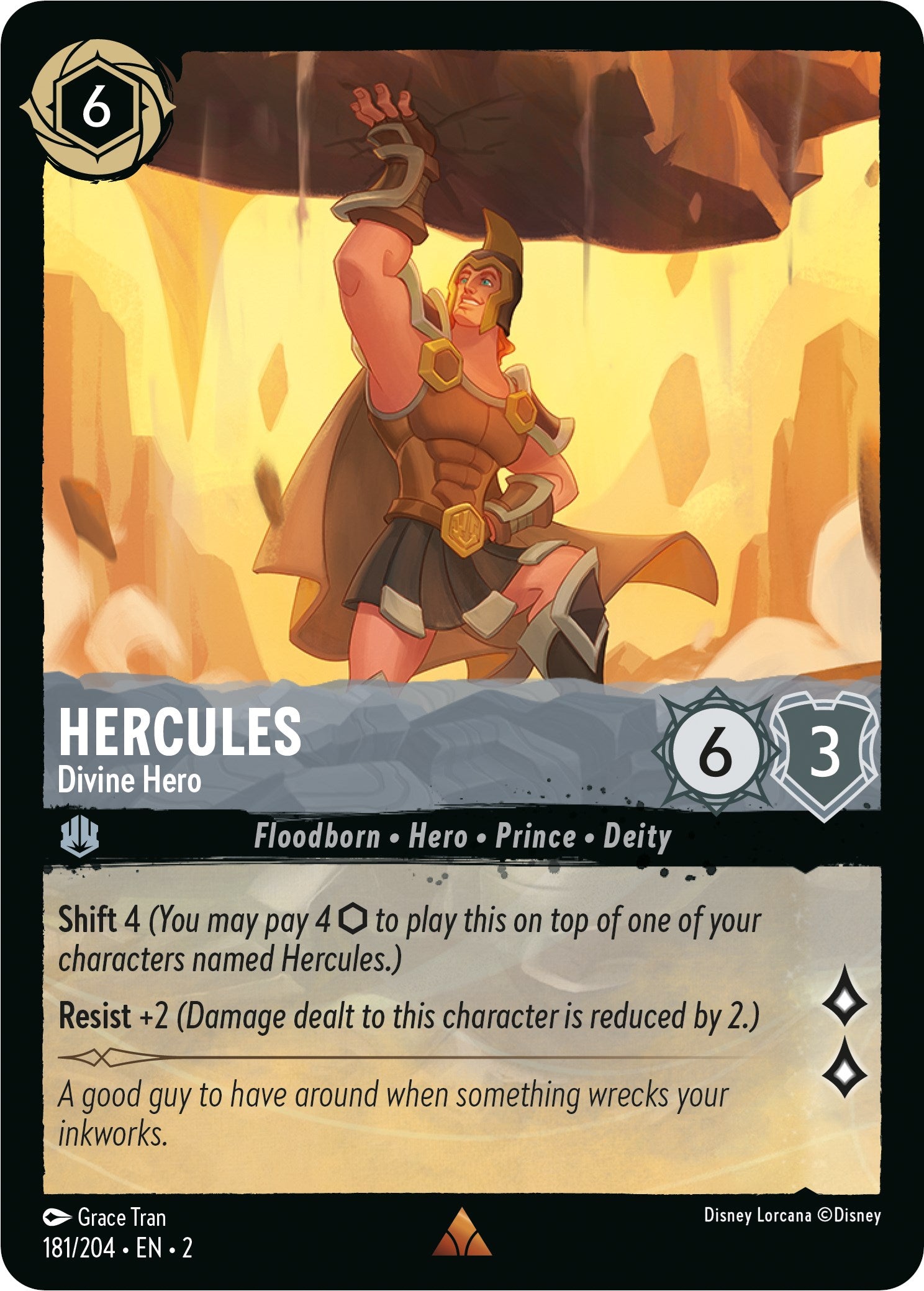 Hercules - Divine Hero (181/204) [Rise of the Floodborn] | Odin's Place