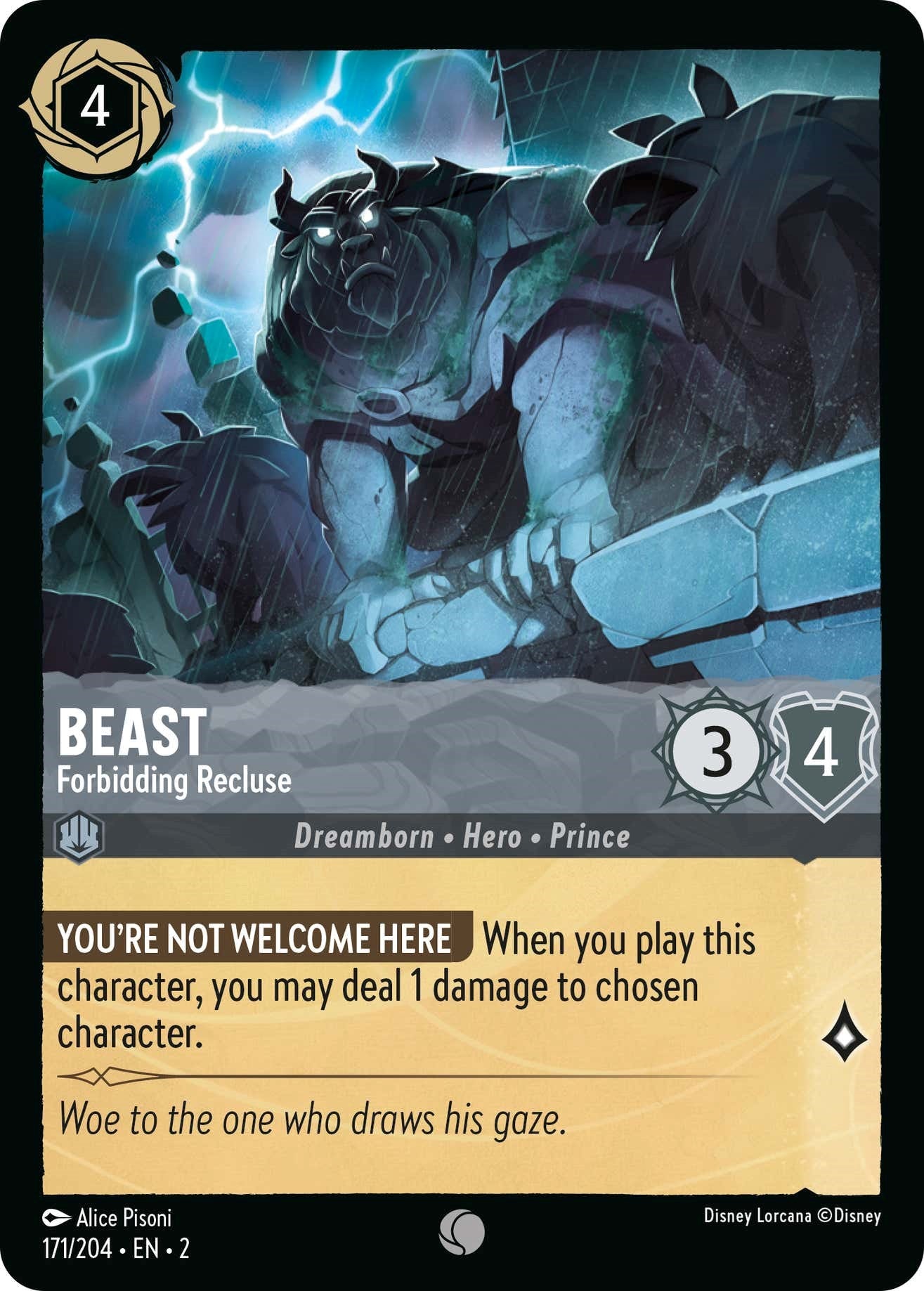 Beast - Forbidding Recluse (171/204) [Rise of the Floodborn] | Odin's Place