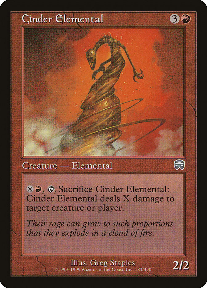 Cinder Elemental (183) [Mercadian Masques] | Odin's Place