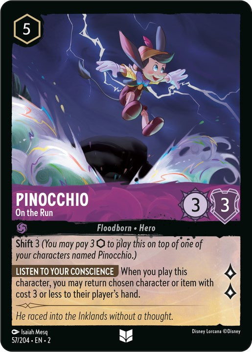 Pinocchio - On the Run (57/204) [Rise of the Floodborn] | Odin's Place