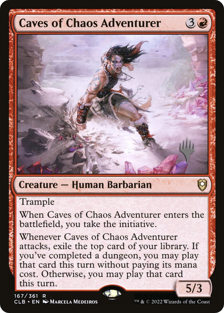 Caves of Chaos Adventurer (Promo Pack) [The Lost Caverns of Ixalan Promos] | Odin's Place