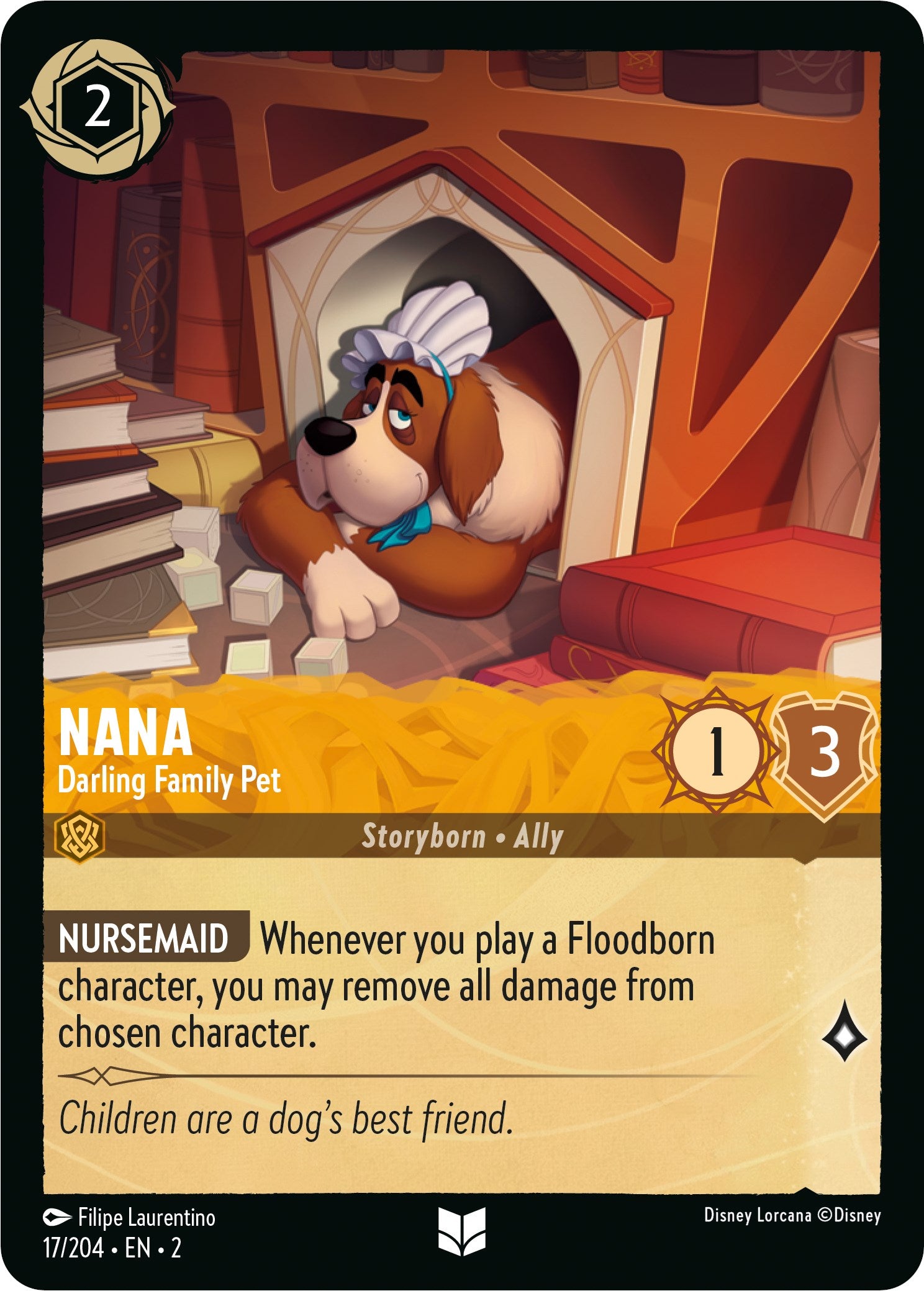 Nana - Darling Family Pet (17/204) [Rise of the Floodborn] | Odin's Place