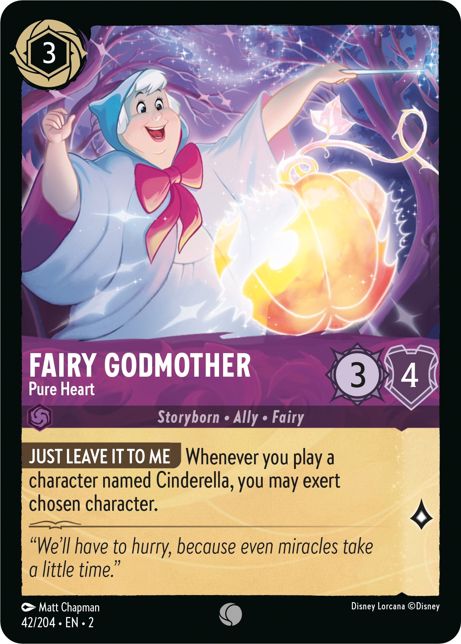 Fairy Godmother - Pure Heart (42/204) [Rise of the Floodborn] | Odin's Place