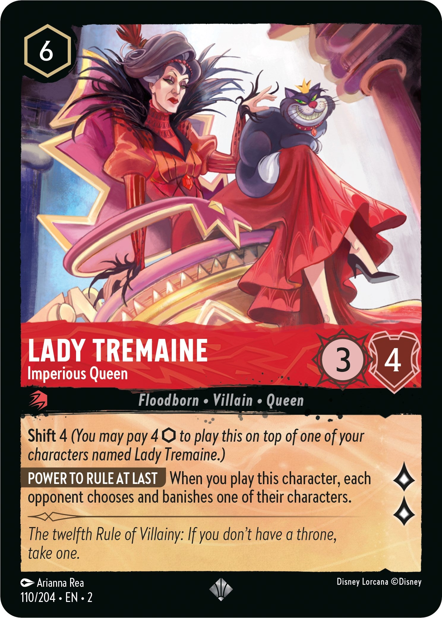 Lady Tremaine - Imperious Queen (110/204) [Rise of the Floodborn] | Odin's Place