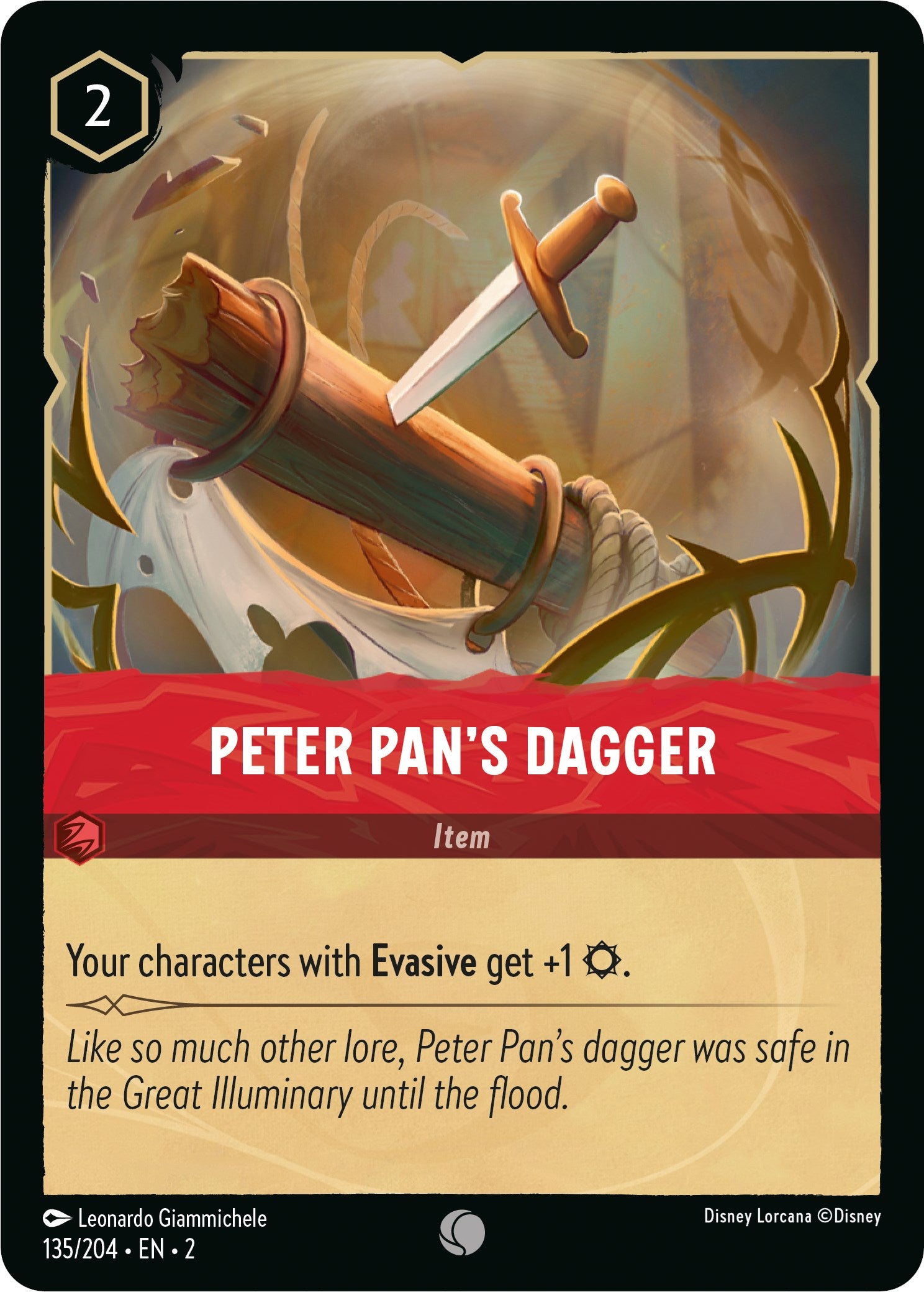 Peter Pan's Dagger (135/204) [Rise of the Floodborn] | Odin's Place