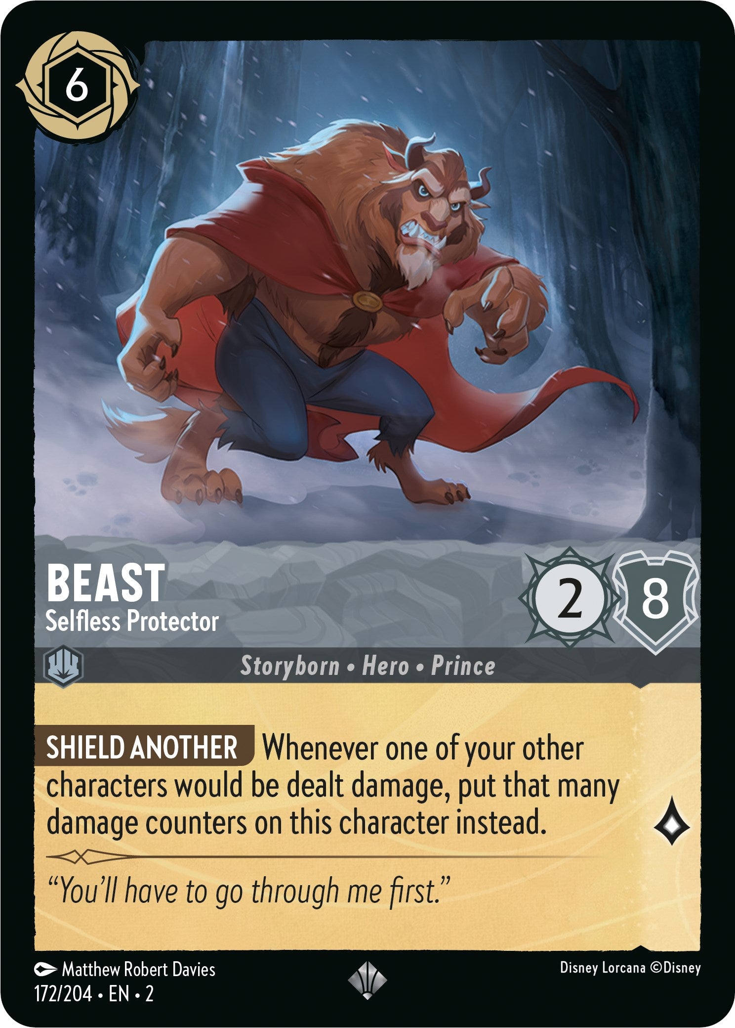 Beast - Selfless Protector (172/204) [Rise of the Floodborn] | Odin's Place
